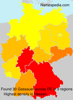Surname Gassauer in Germany Surname Gassauer in Germany