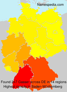 Surname Gasser in Germany Surname Gasser in Germany