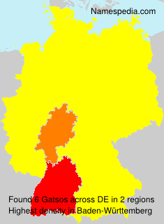 Surname Gatsos in Germany