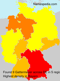 Surname Gattermeyer in Germany Surname Gattermeyer in Germany