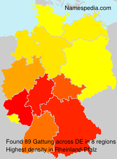 Surname Gattung in Germany Surname Gattung in Germany