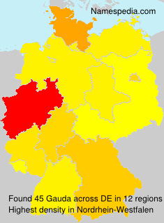 Surname Gauda in Germany Surname Gauda in Germany