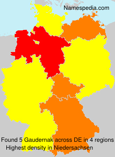 Surname Gaudernak in Germany Surname Gaudernak in Germany