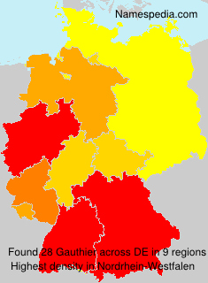 Surname Gauthier in Germany Surname Gauthier in Germany