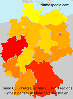 Surname Gawlitza in Germany Surname Gawlitza in Germany