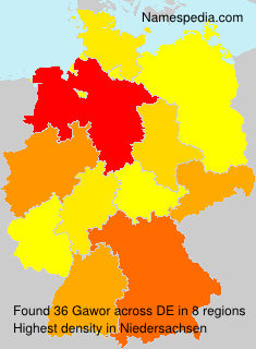 Surname Gawor in Germany Surname Gawor in Germany