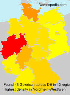 Surname Gawrisch in Germany Surname Gawrisch in Germany