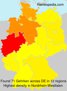Surname Gehrken in Germany Surname Gehrken in Germany