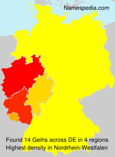 Surname Geihs in Germany Surname Geihs in Germany