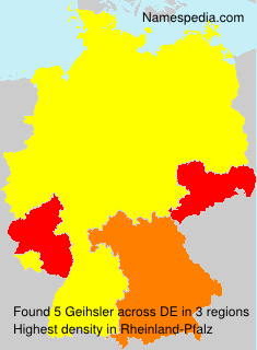 Surname Geihsler in Germany Surname Geihsler in Germany