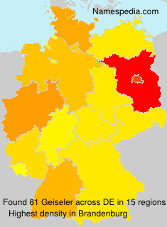 Surname Geiseler in Germany Surname Geiseler in Germany