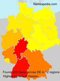 Surname Geiss in Germany Surname Geiss in Germany