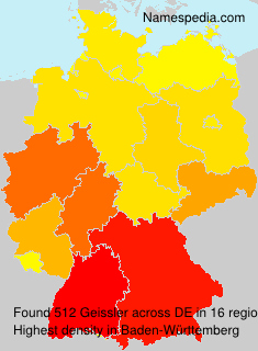 Surname Geissler in Germany Surname Geissler in Germany