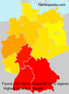 Surname Geist in Germany Surname Geist in Germany