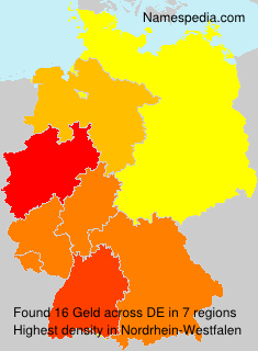 Surname Geld in Germany Surname Geld in Germany