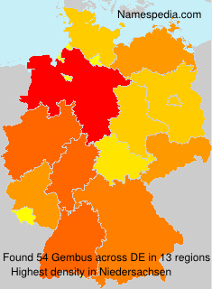 Surname Gembus in Germany Surname Gembus in Germany