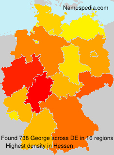 Surname George in Germany Surname George in Germany