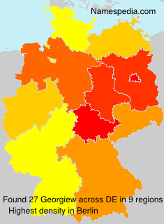 Surname Georgiew in Germany Surname Georgiew in Germany
