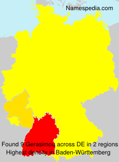 Surname Gerasimou in Germany Surname Gerasimou in Germany