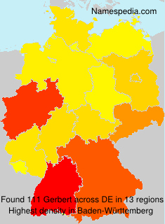 Surname Gerbert in Germany Surname Gerbert in Germany