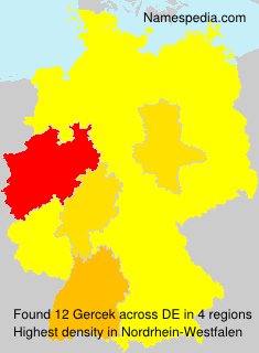 Surname Gercek in Germany Surname Gercek in Germany