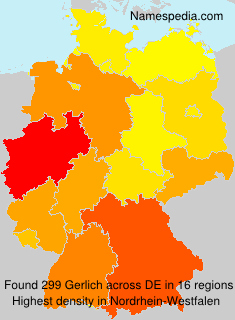 Surname Gerlich in Germany Surname Gerlich in Germany