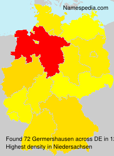 Surname Germershausen in Germany Surname Germershausen in Germany