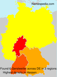 Surname Gerstweiler in Germany Surname Gerstweiler in Germany