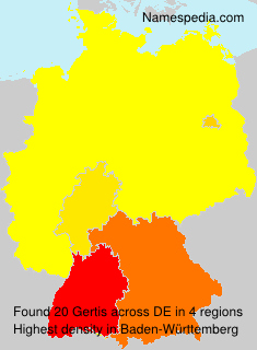 Surname Gertis in Germany Surname Gertis in Germany