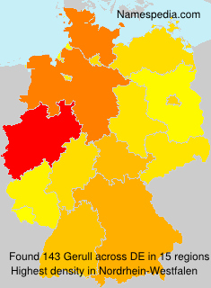 Surname Gerull in Germany Surname Gerull in Germany