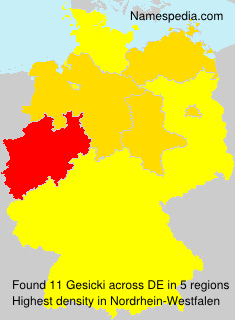 Surname Gesicki in Germany Surname Gesicki in Germany
