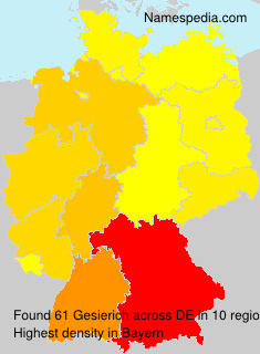 Surname Gesierich in Germany Surname Gesierich in Germany