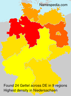 Surname Gettel in Germany Surname Gettel in Germany