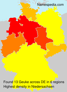 Surname Geuke in Germany Surname Geuke in Germany