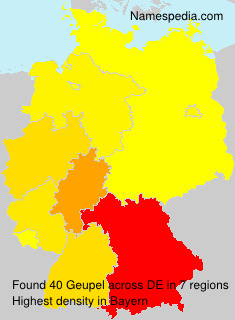 Surname Geupel in Germany Surname Geupel in Germany