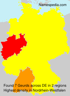 Surname Geurds in Germany Surname Geurds in Germany