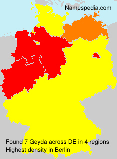 Surname Geyda in Germany Surname Geyda in Germany