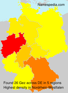 Surname Gez in Germany Surname Gez in Germany
