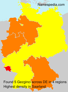 Surname Gezginci in Germany Surname Gezginci in Germany