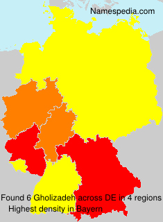 Surname Gholizadeh in Germany Surname Gholizadeh in Germany