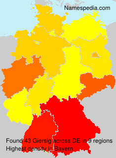 Surname Giersig in Germany Surname Giersig in Germany