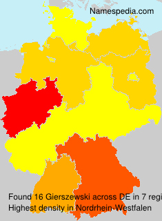 Surname Gierszewski in Germany Surname Gierszewski in Germany