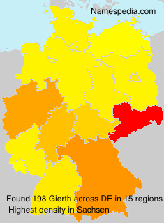 Surname Gierth in Germany Surname Gierth in Germany