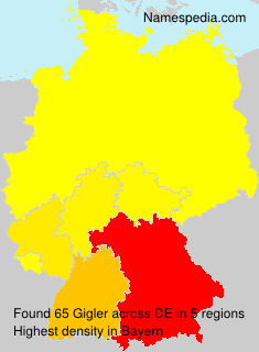Surname Gigler in Germany Surname Gigler in Germany