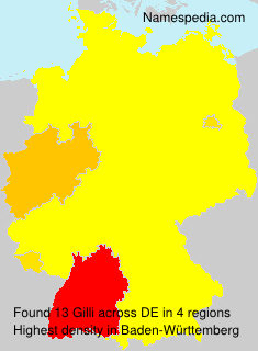 Surname Gilli in Germany Surname Gilli in Germany