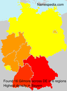Surname Gilmore in Germany Surname Gilmore in Germany