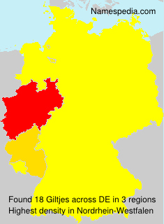 Surname Giltjes in Germany Surname Giltjes in Germany