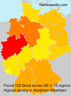 Surname Girod in Germany Surname Girod in Germany