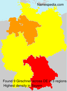Surname Girschner in Germany Surname Girschner in Germany