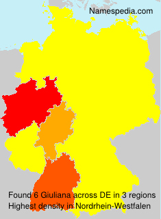 Surname Giuliana in Germany Surname Giuliana in Germany
